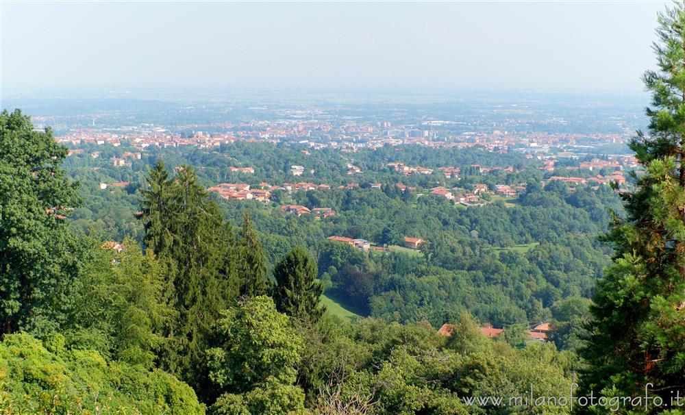 Parco Burcina a Pollone (Biella) - Sguardo verso la pianura